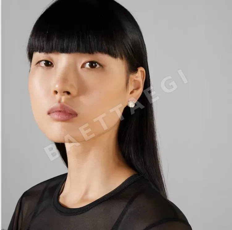 구찌 인터로킹 더블 G 아라비아 문양 스털링 실버 귀걸이 상세 이미지 9