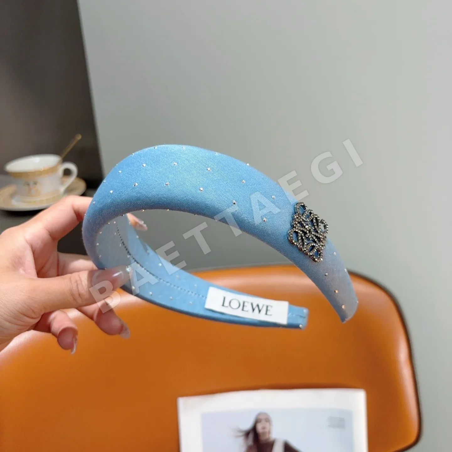 로에베 스펀지 헤어밴드 상세 이미지 5