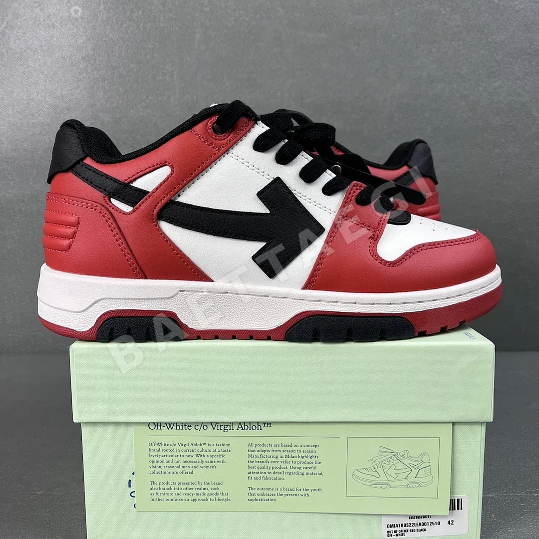 오프화이트 화이트 레드 블랙 202318 Off White