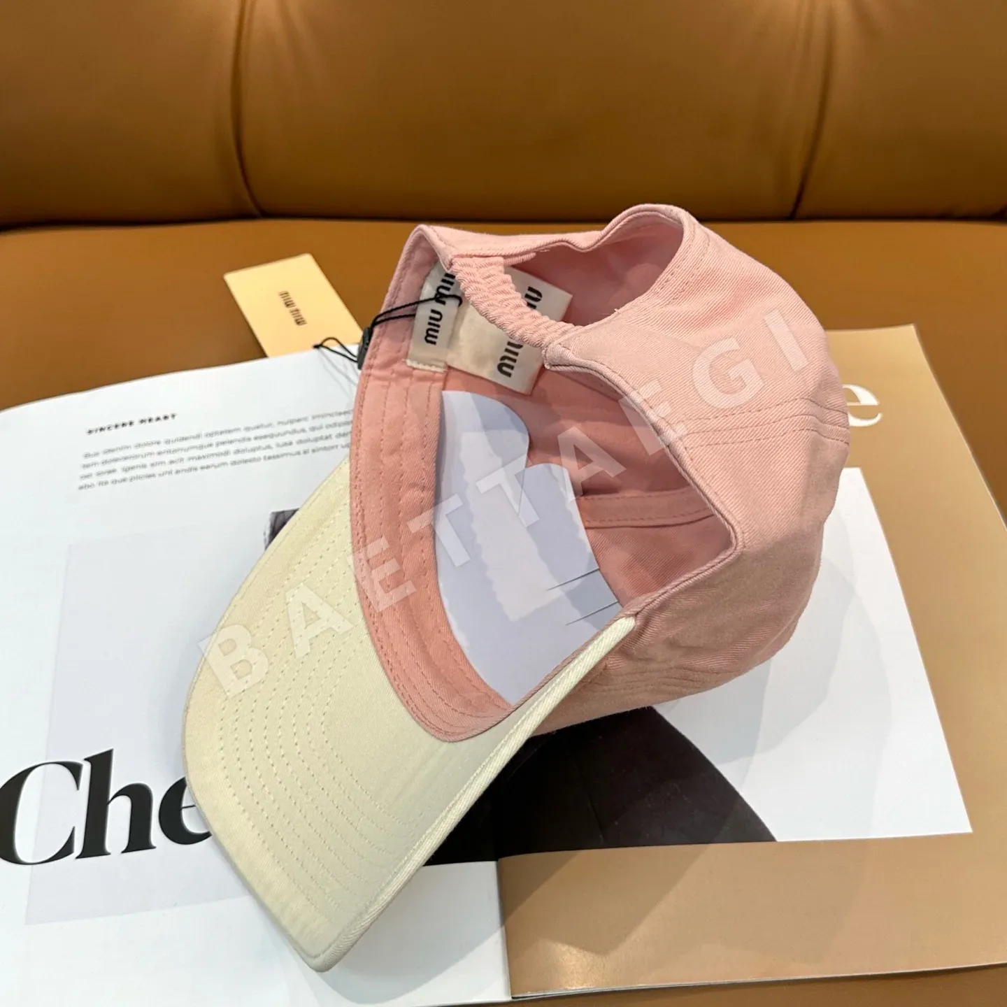 미우미우 모자 81412 Miu Miu Cap 상세 이미지 3