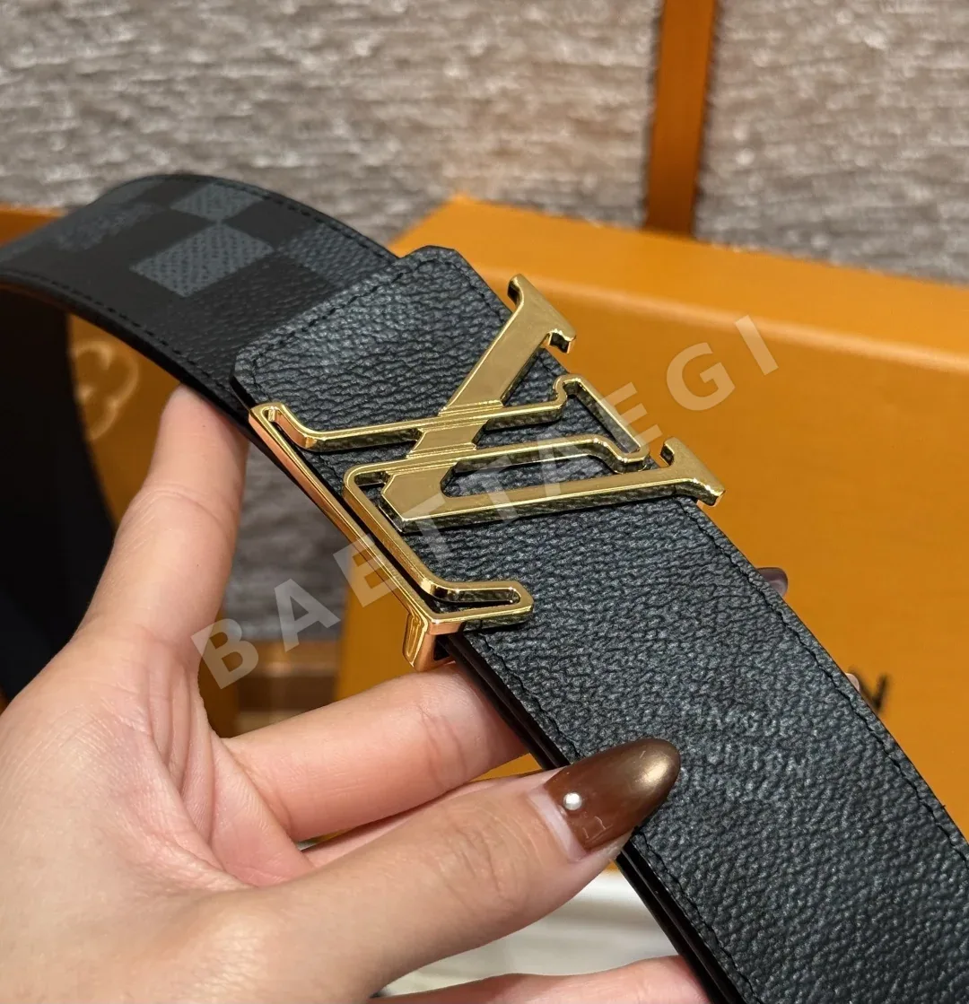 루이비통 이니셜 다모플라주 40mm 리버시블 벨트 상세 이미지 5