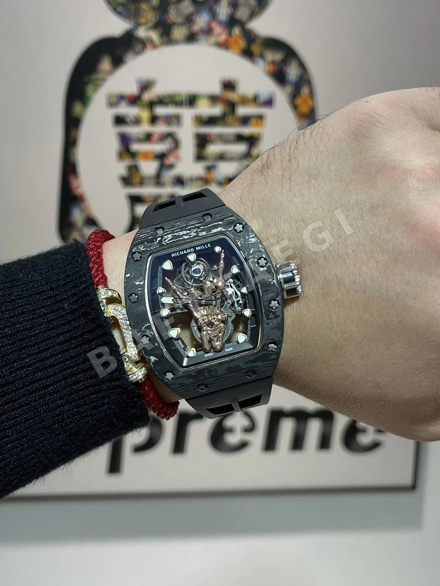 리차드밀 RM066 투르비용 NTPT 카본 TPT 카본 남성 시계 레플리카 44894 Richard Mille 상세 이미지 12