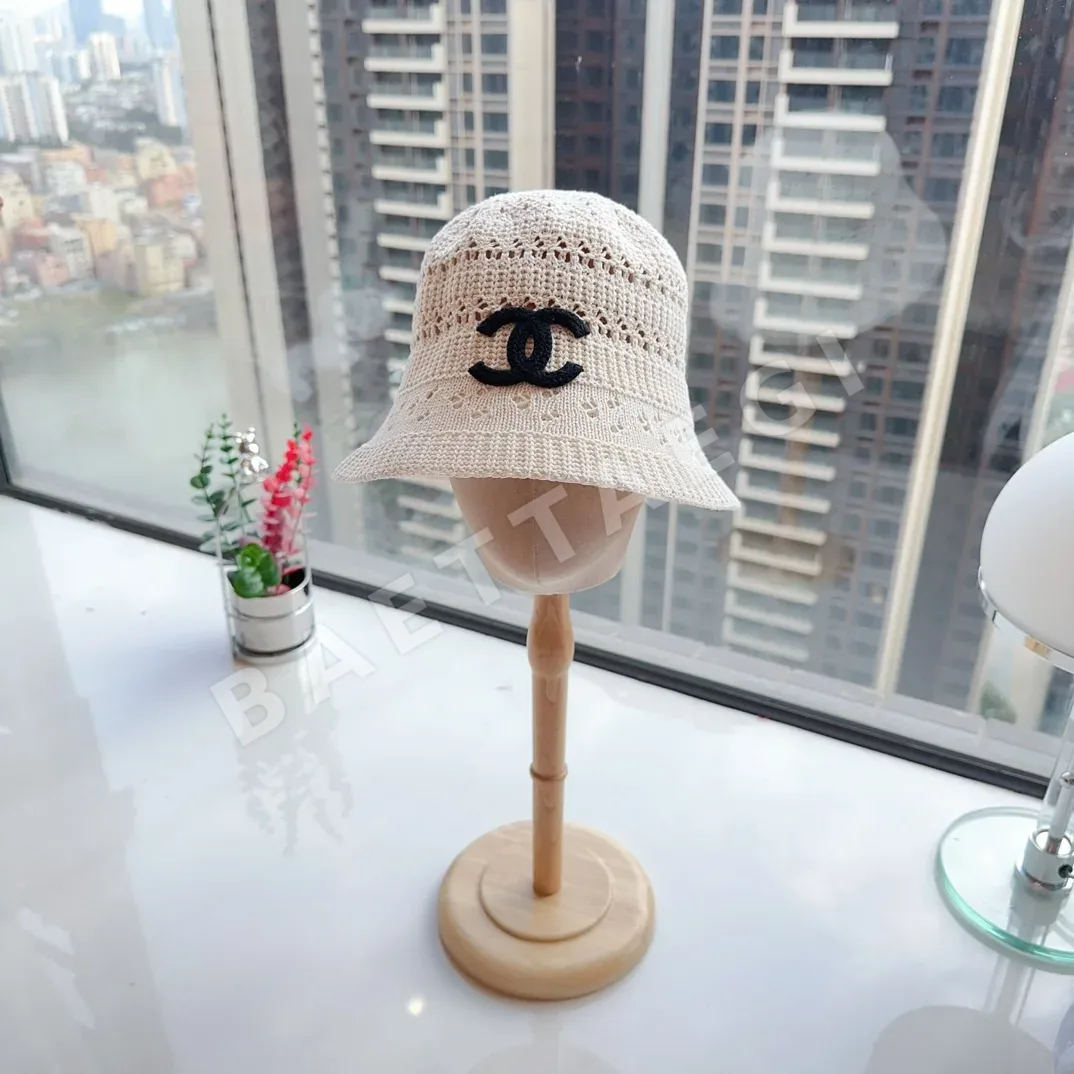 샤넬 니트 메시 버킷 햇 82799