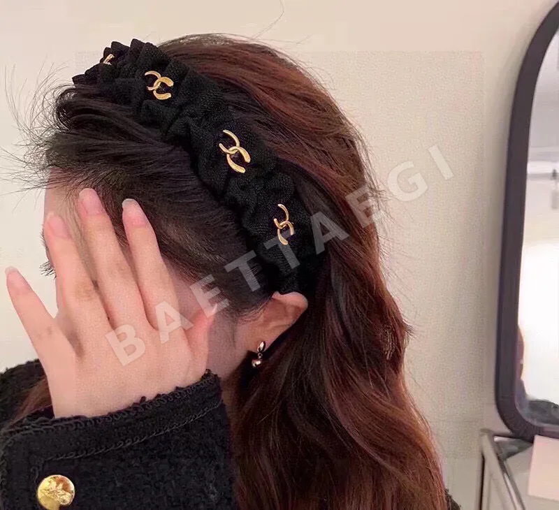 샤넬 빈티지 미니 헤드밴드 헤어악세 182870