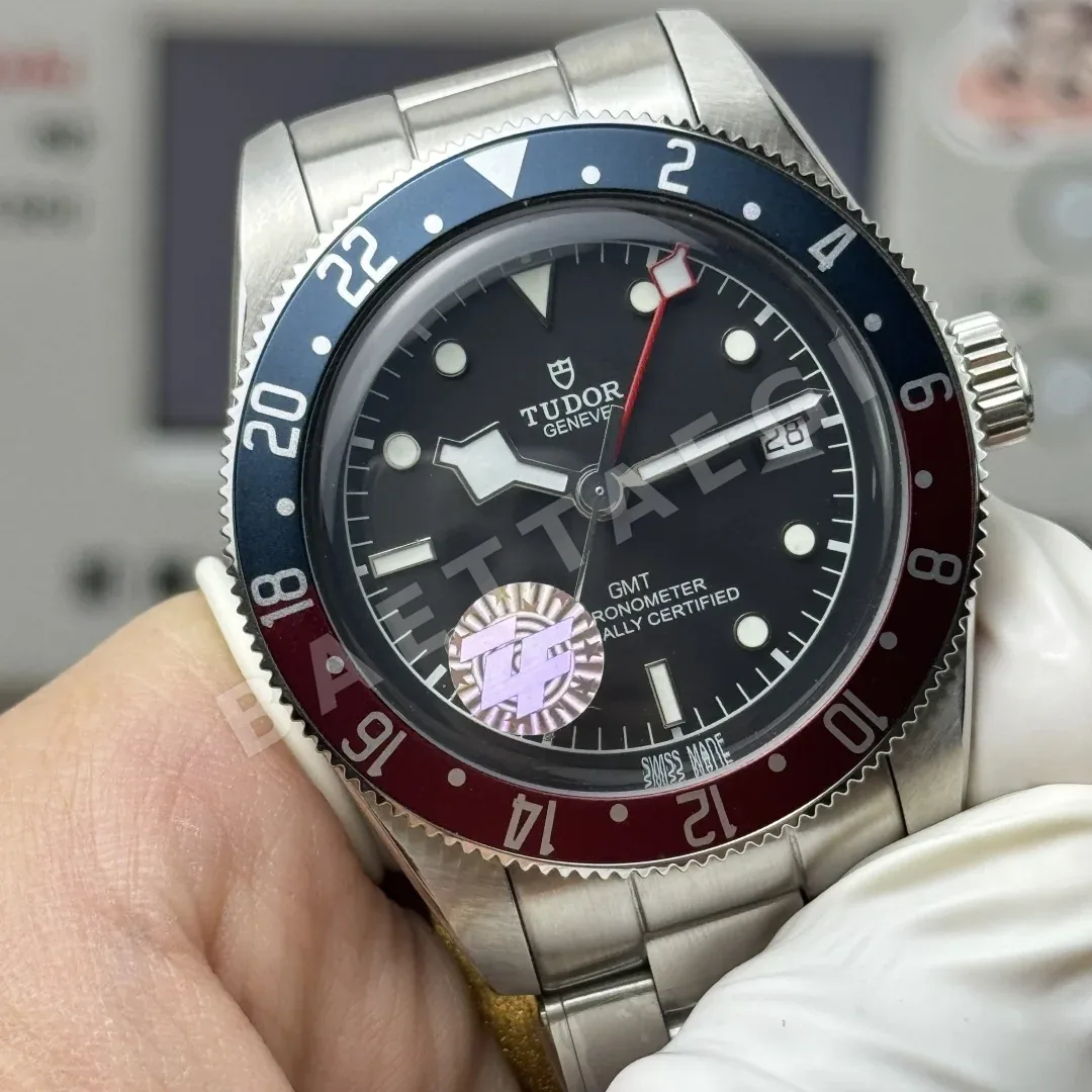 튜더 블랙베이 GMT 코크 베젤 ZF 공장 2836 오토매틱 남성 시계 레플리카 45601 Tudor 상세 이미지 2