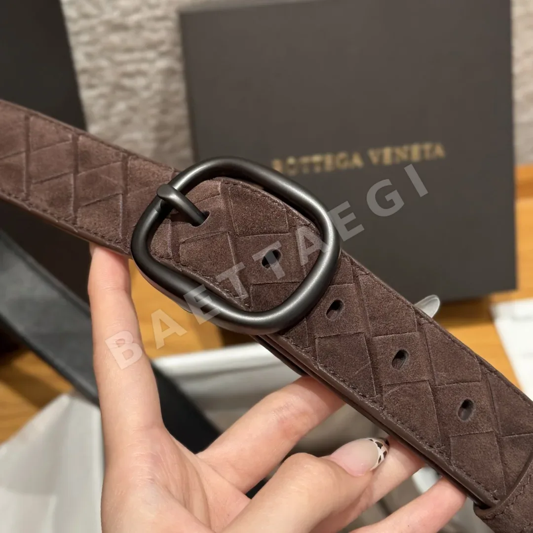 보테가베네타 인트레차토 스웨이드 벨트 상세 이미지 6