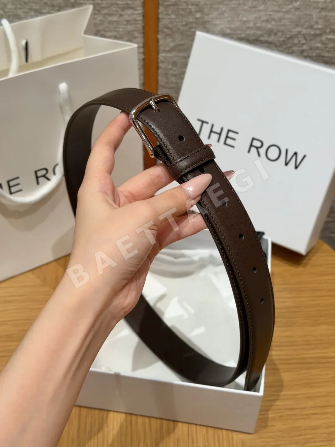 더로우 클래식 소가죽 벨트 32mm 상세 이미지 3