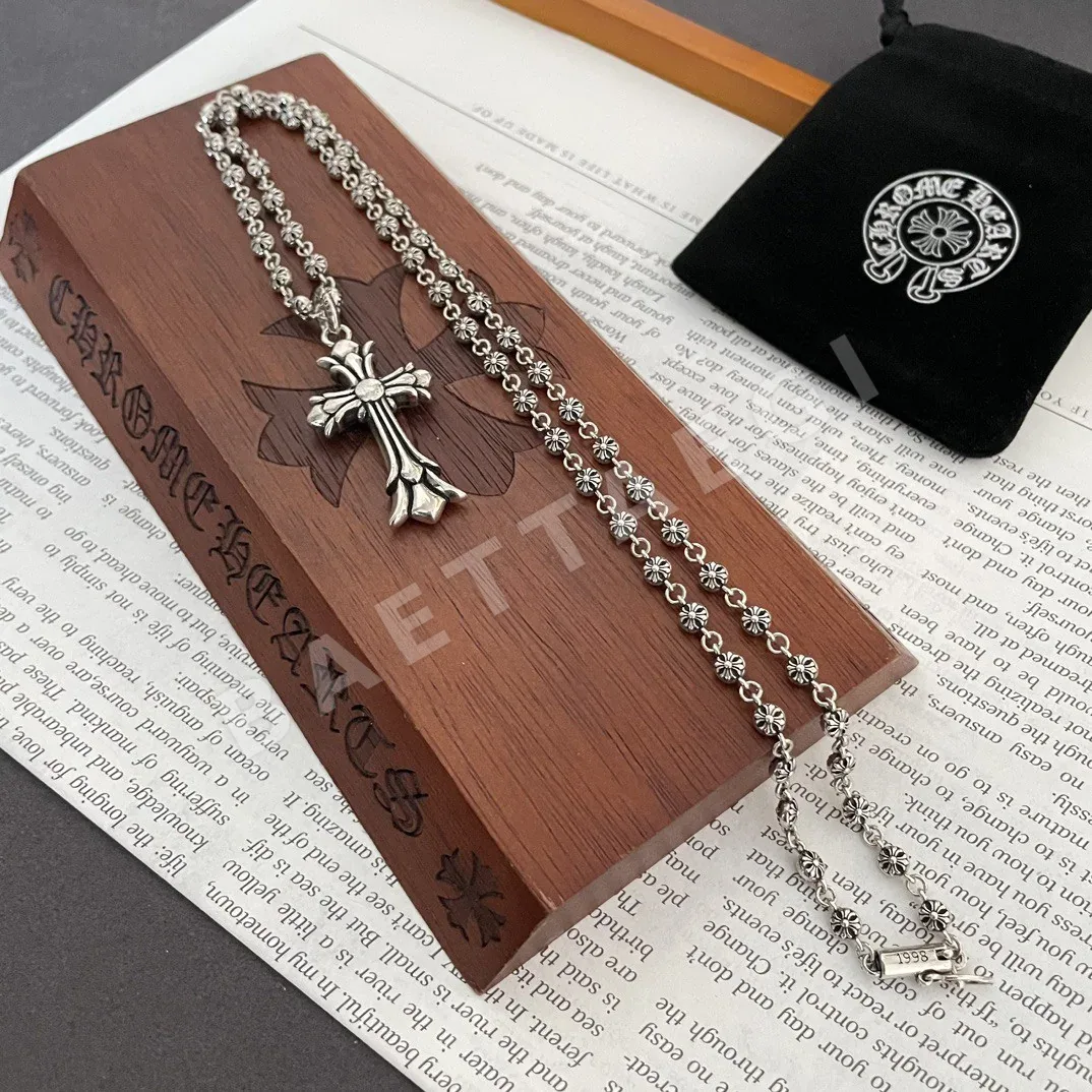 크롬하츠 크로스 볼 펜던트 목걸이 상세 이미지 7