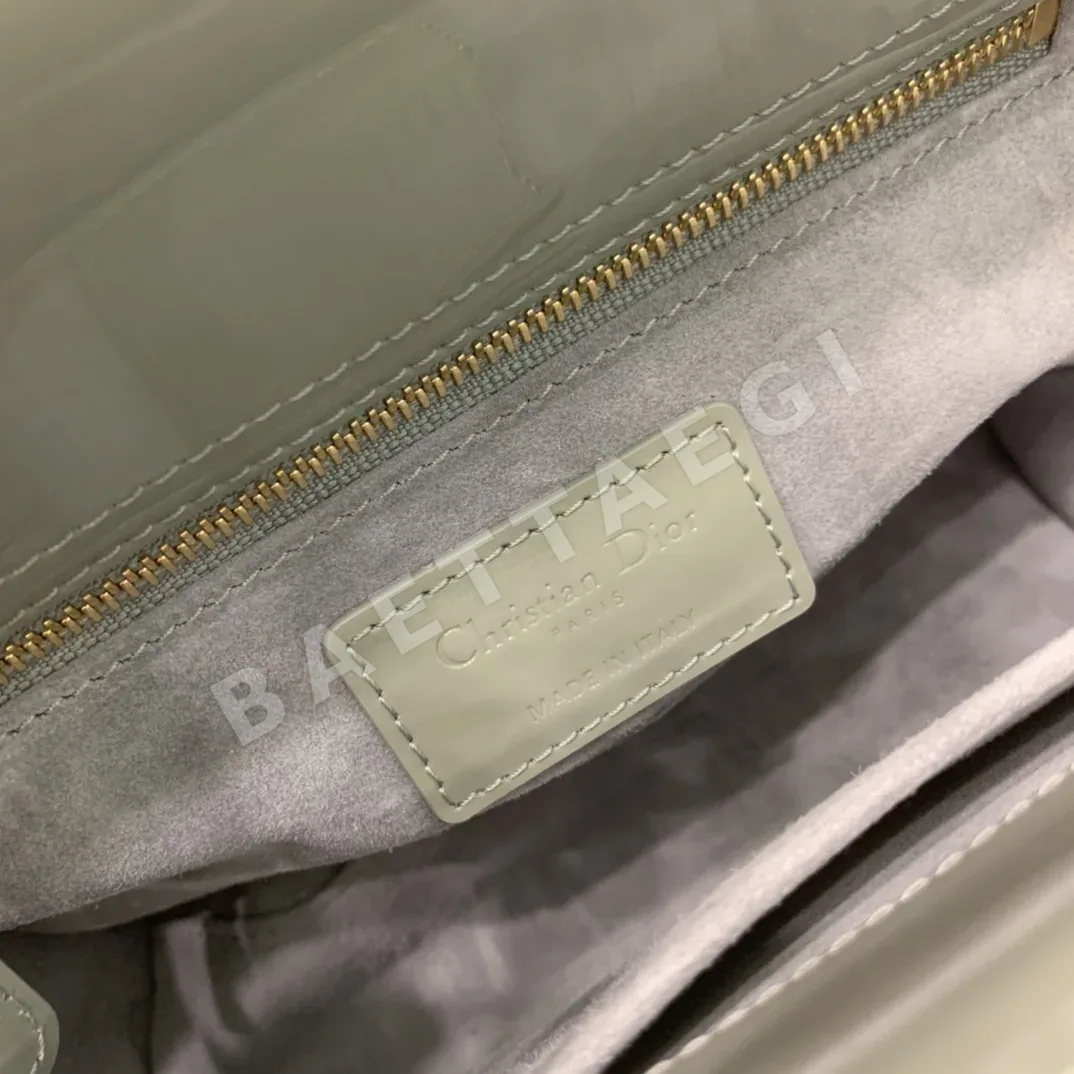 디올 레디 카나쥬 패턴 송아지가죽 핸드백 상세 이미지 9