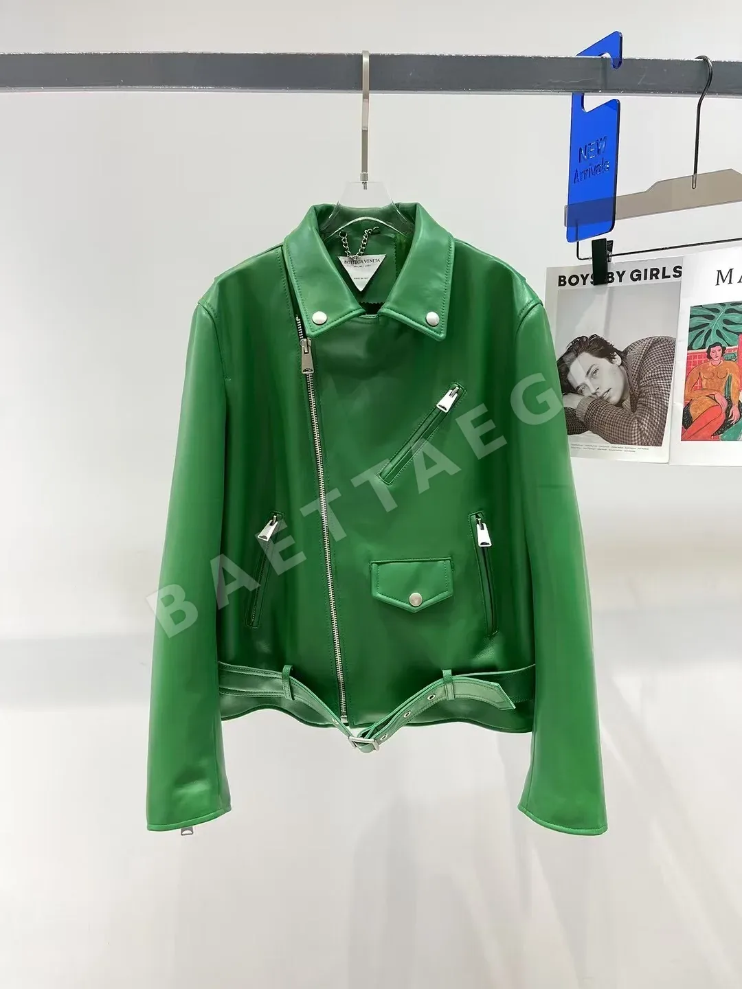 보테가베네타 부드러운 시프스킨 여성 자켓 상세 이미지 2