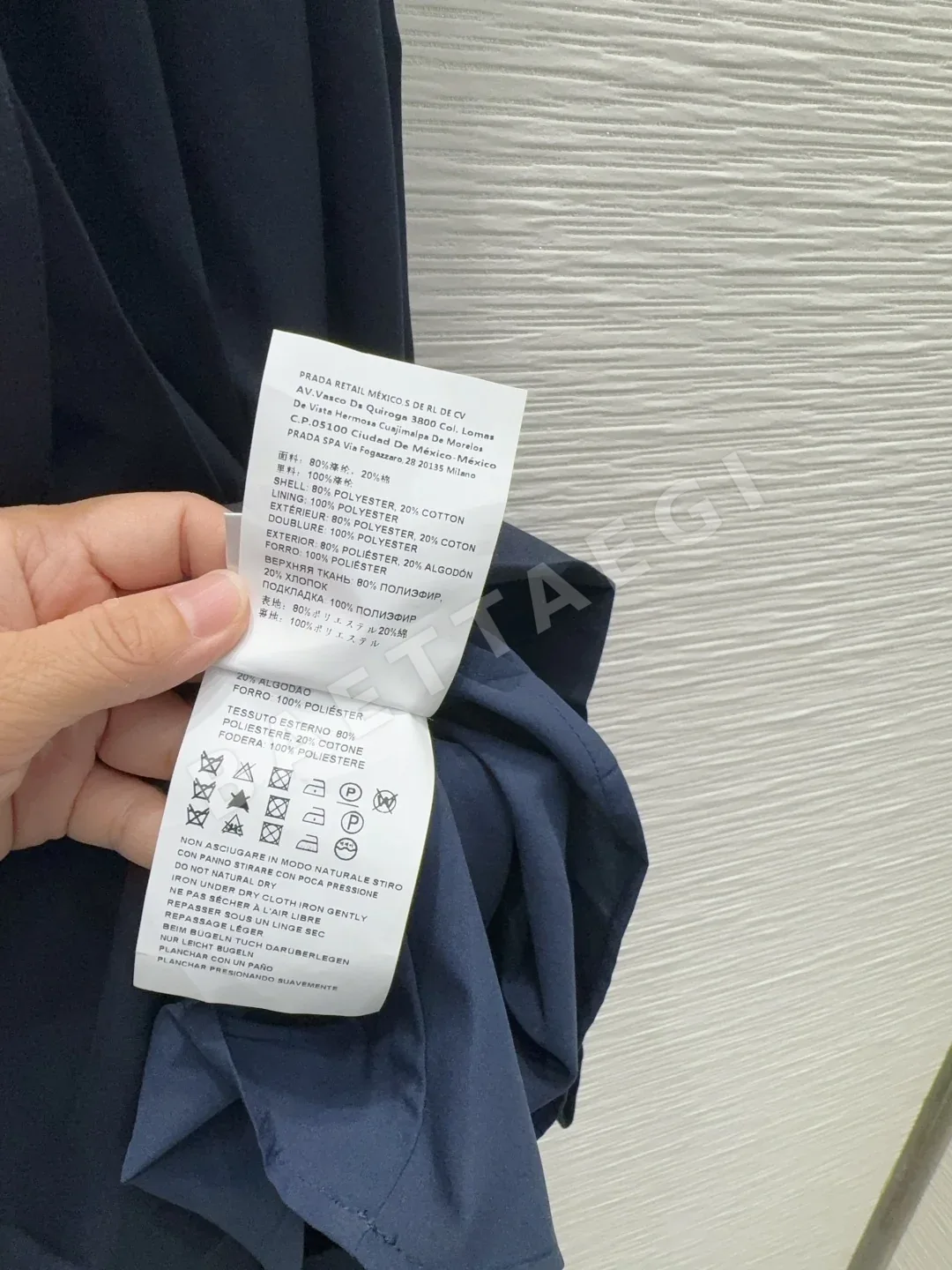 미우미우 테크니컬 원단 여성 원피스 상세 이미지 7