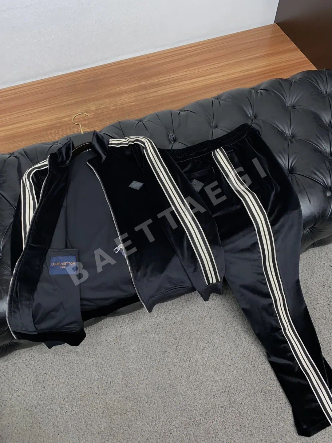 루이비통 남성 지퍼 재킷 세트 상세 이미지 7