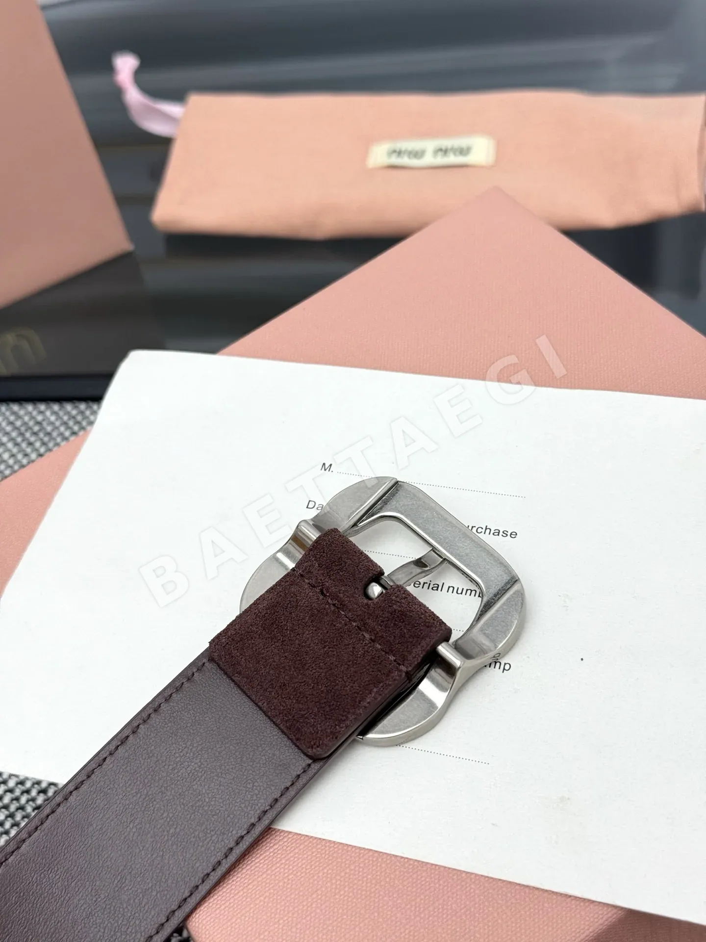 미우미우 벨트 57921 Miu Miu Belt 상세 이미지 9