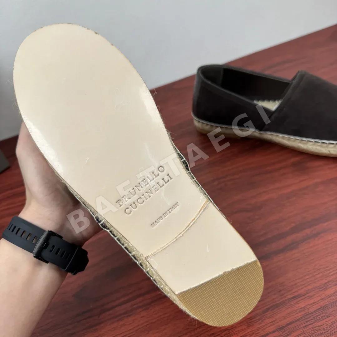 브루넬로쿠치넬리 로퍼 남성 브라운 스웨이드 상세 이미지 9