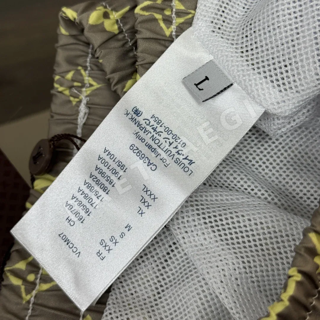 루이비통 메시 안감 패브릭 남성 반바지 상세 이미지 8