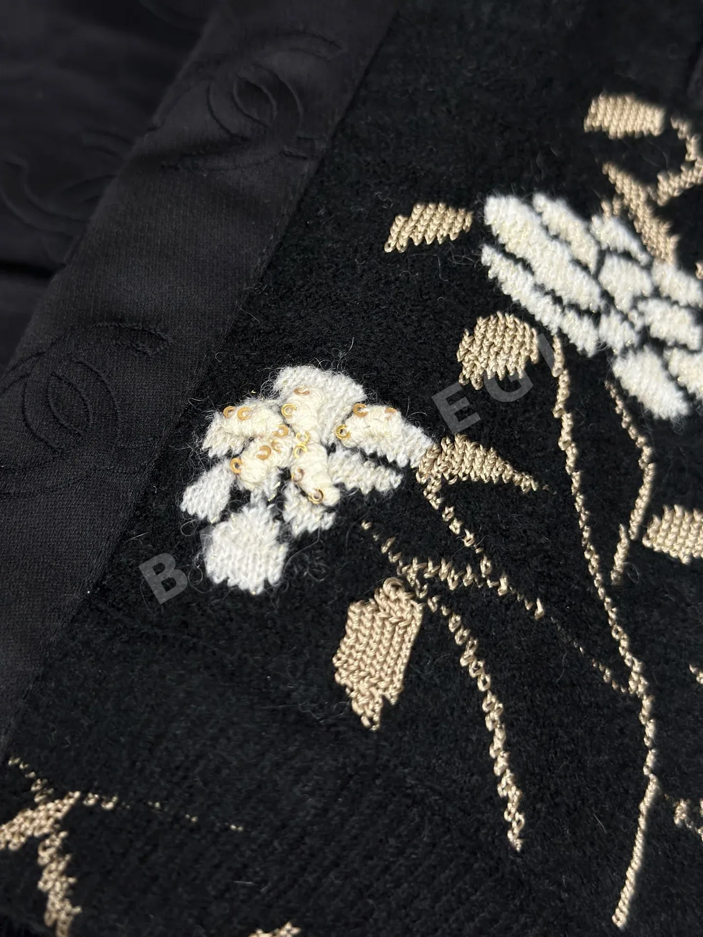 샤넬 에보니 자수 캐시미어 자켓 상세 이미지 6