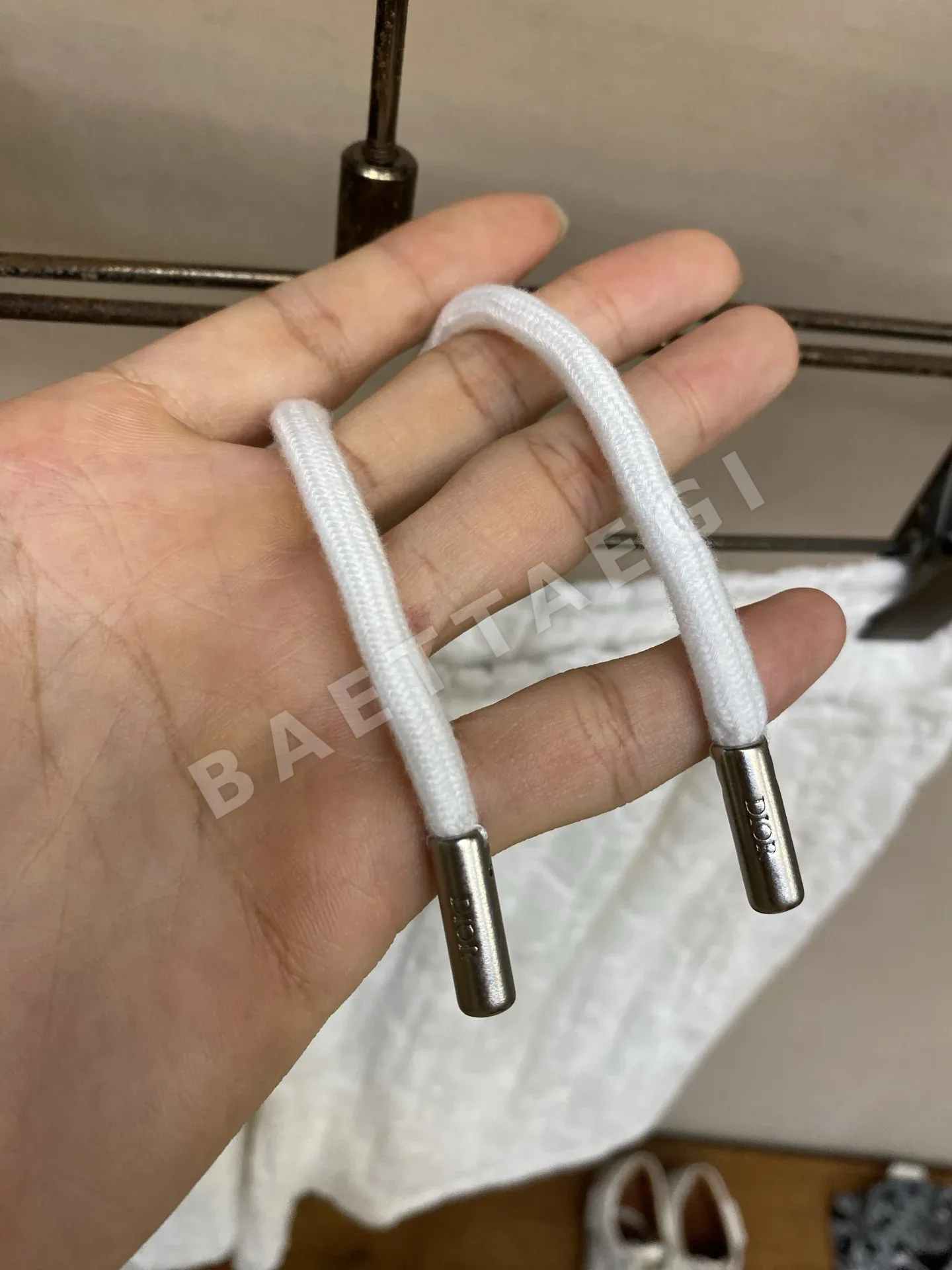 디올 코튼 테리 오블리크 프린트 남성 반바지 상세 이미지 6