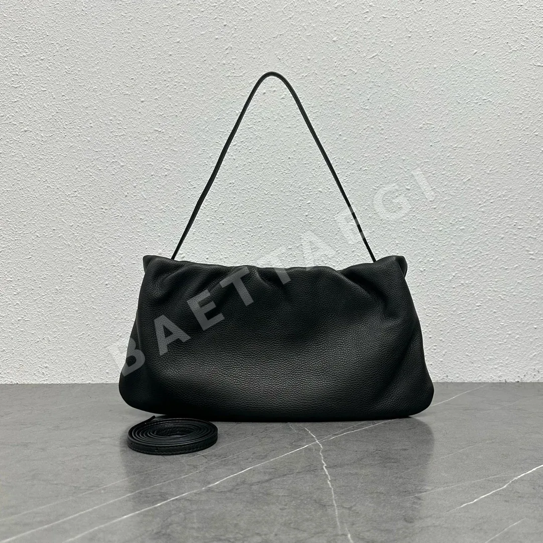 더로우 보우르즈 XL 클라우드 소가죽 숄더백 TR-065