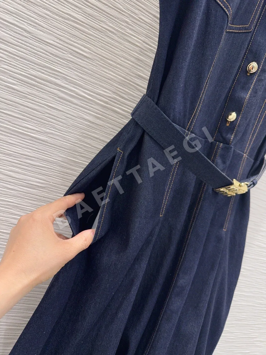 미우미우 데님 원피스 상세 이미지 6