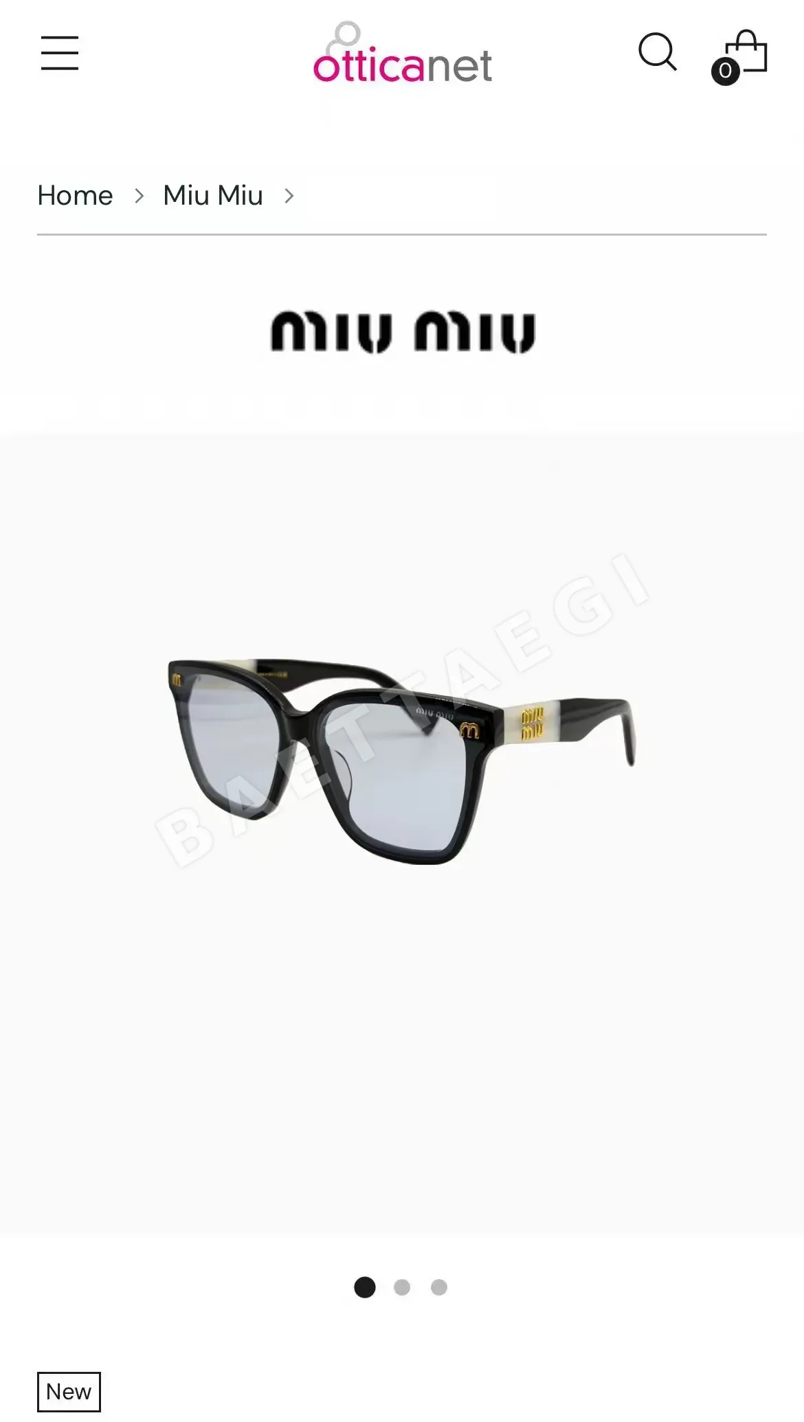 미우미우 MU64 ZS 선글라스 상세 이미지 6