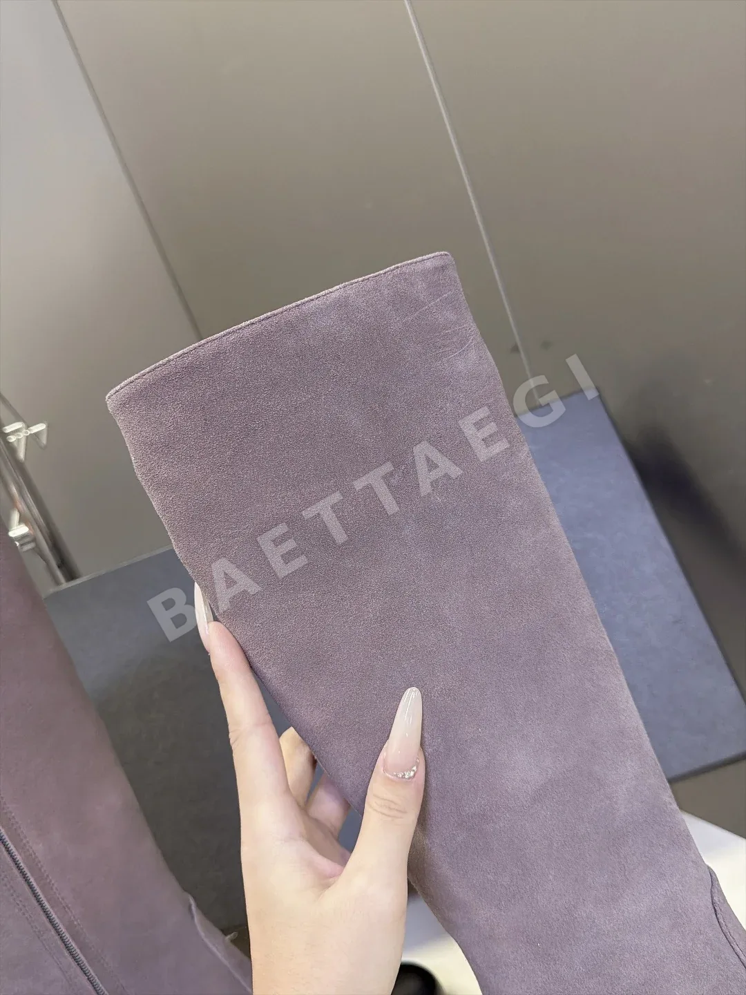 샤넬 부츠 가죽 청키 힐 상세 이미지 7