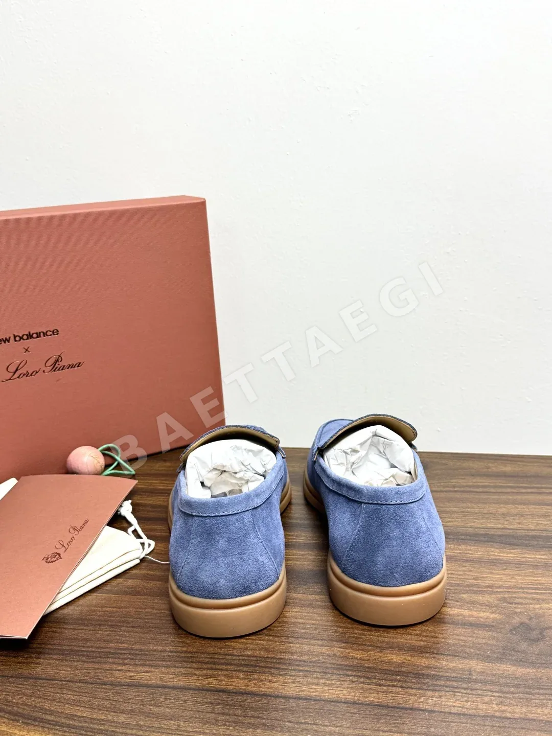 로로피아나 서머 워크 로퍼 캐러멜 스웨이드 상세 이미지 7