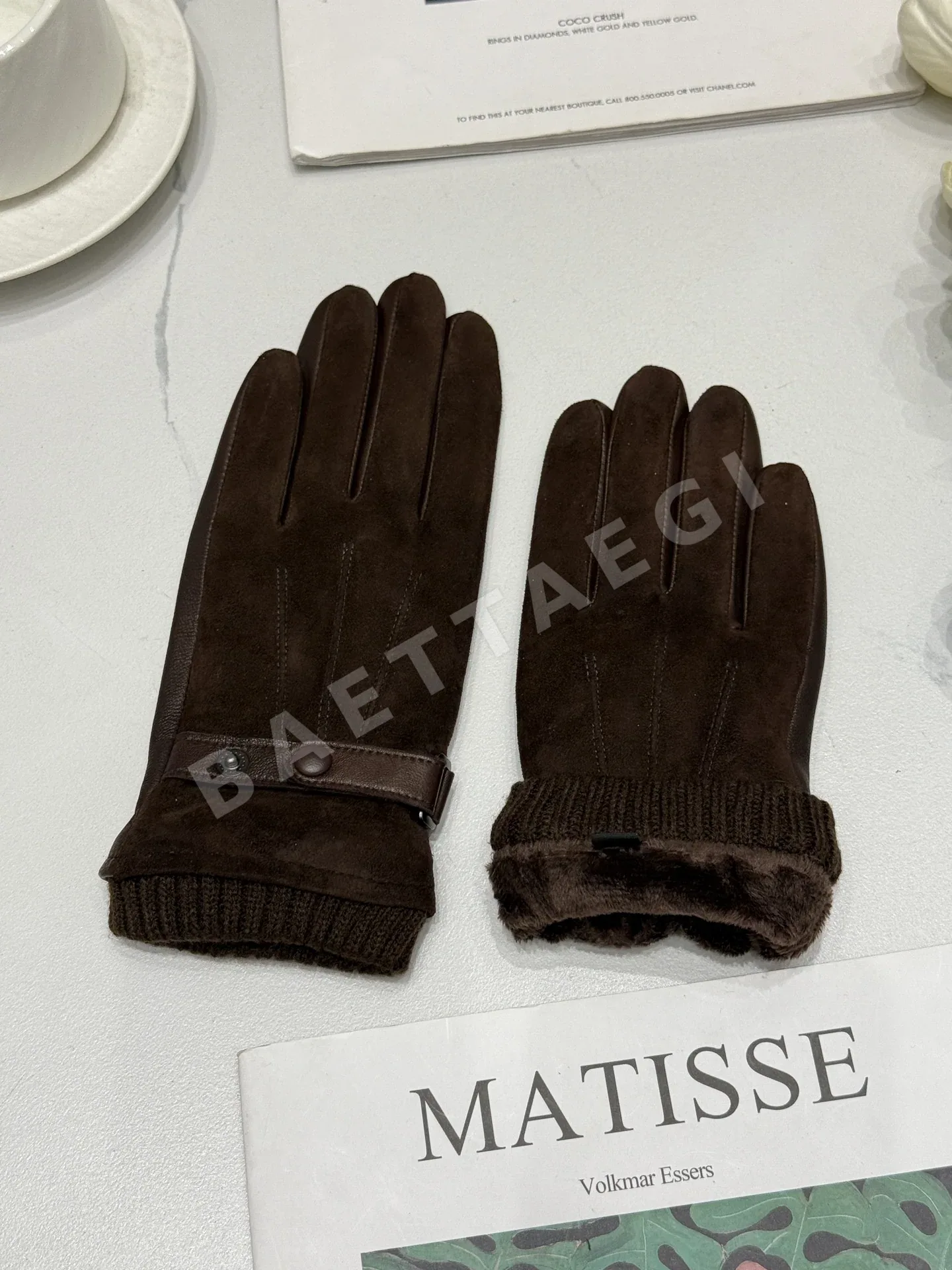 보테가베네타 램스킨 여성 장갑 상세 이미지 8