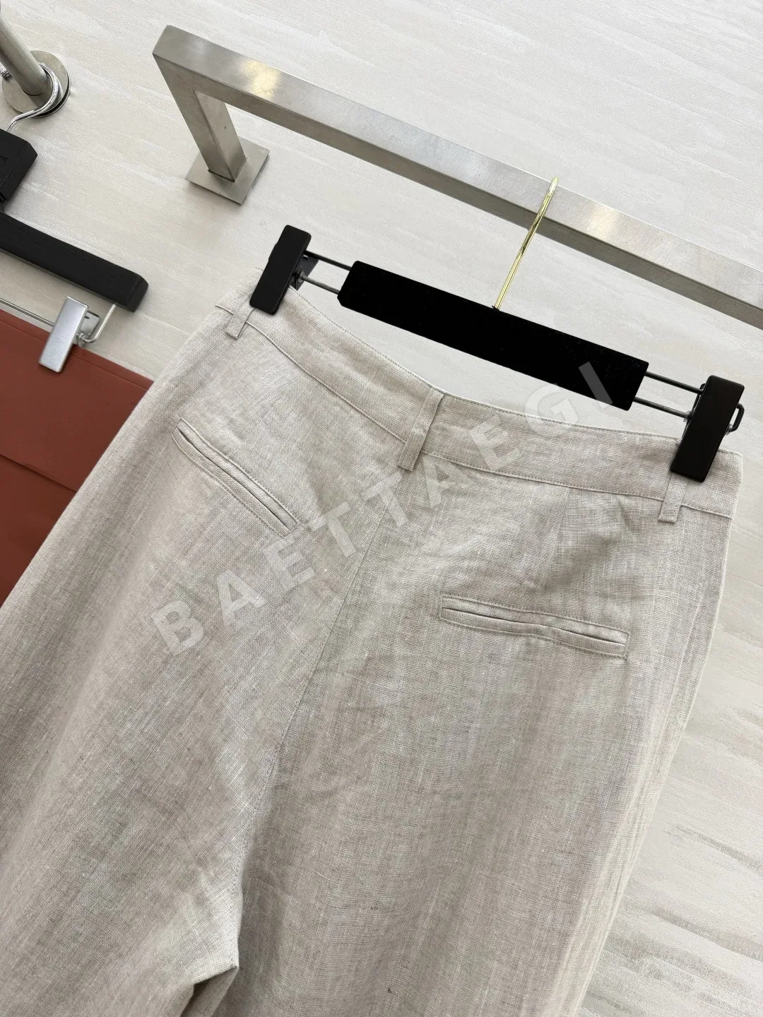 로로피아나 린넨 하이웨스트 여성 바지 상세 이미지 7