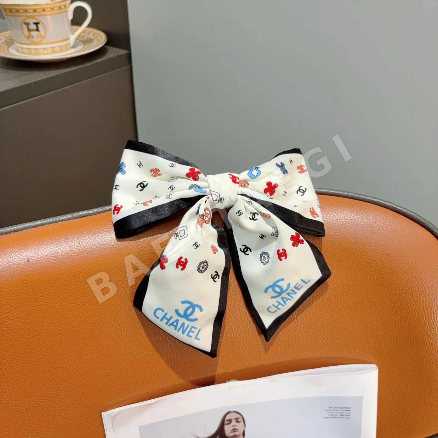 샤넬 리본 헤어클립 헤어악세 상세 이미지 2