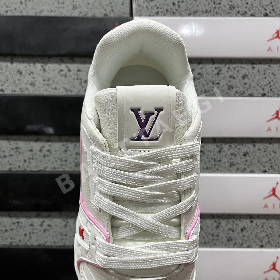 루이비통 [D1] V2 10 화이트 핑크 퍼플 205849 Louis Vuitton V2-10 상세 이미지 4
