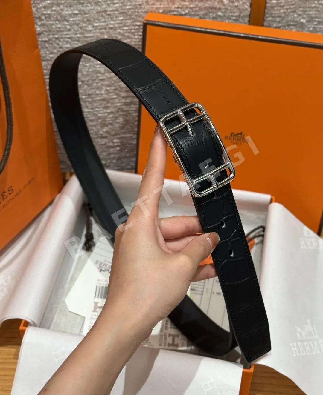 에르메스 케이프코드 32 리버시블 벨트 상세 이미지 3