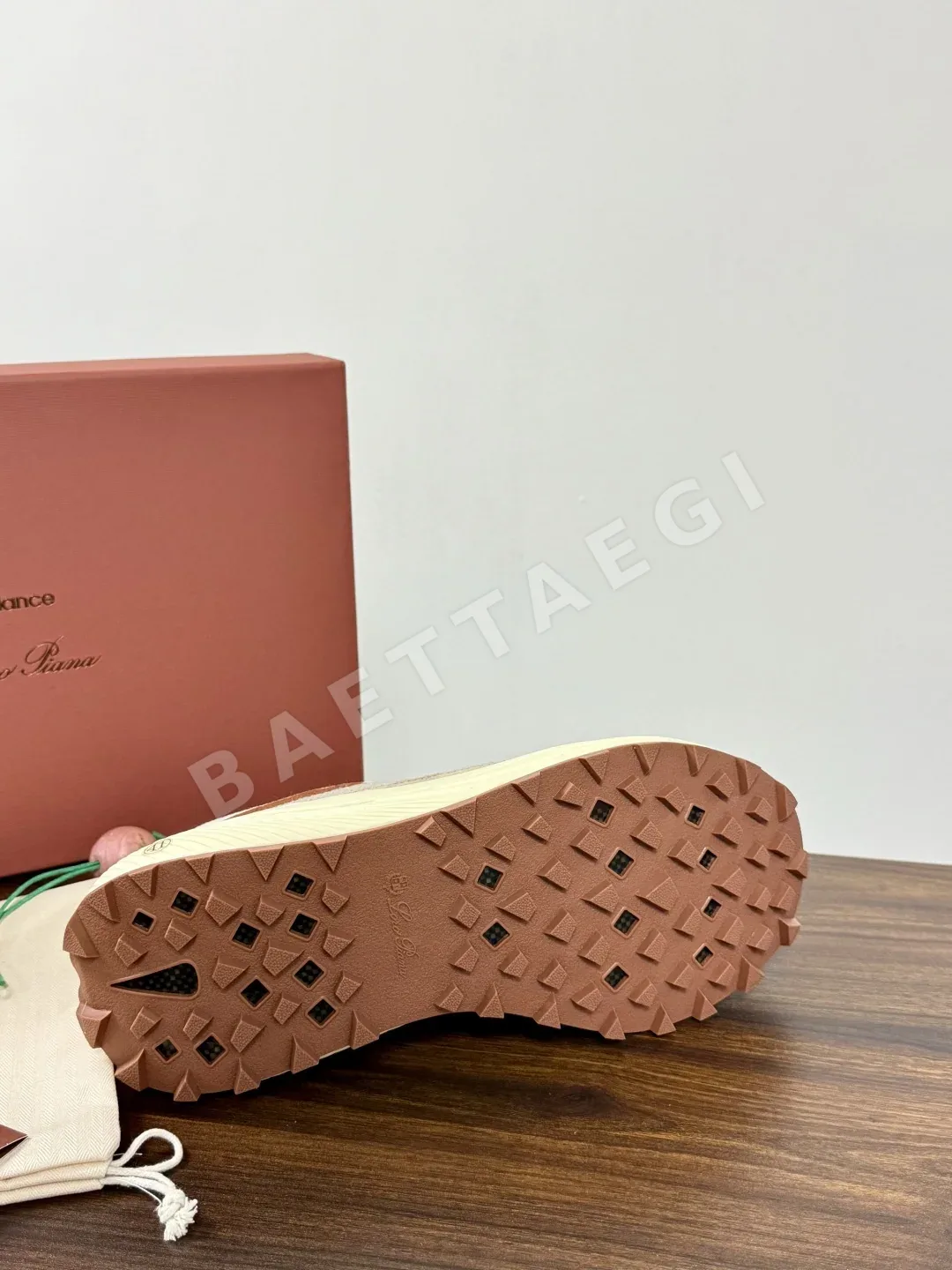 로로피아나 스니커즈 그레이 울 상세 이미지 9
