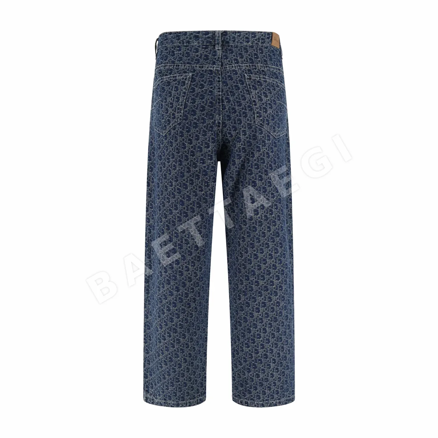 디올 올오버 프린트 데님 바지 상세 이미지 2