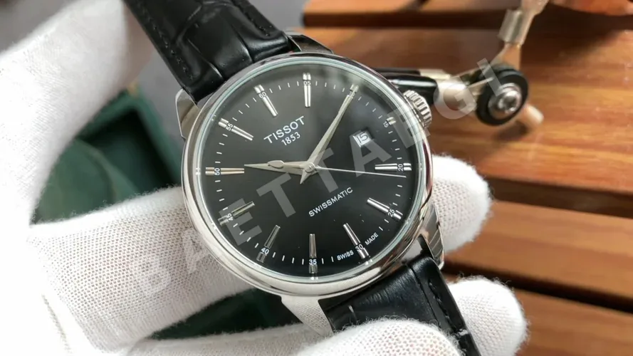티쏘 비즈니스 클래식 가죽 스트랩 남성 시계 레플리카 45543 Tissot