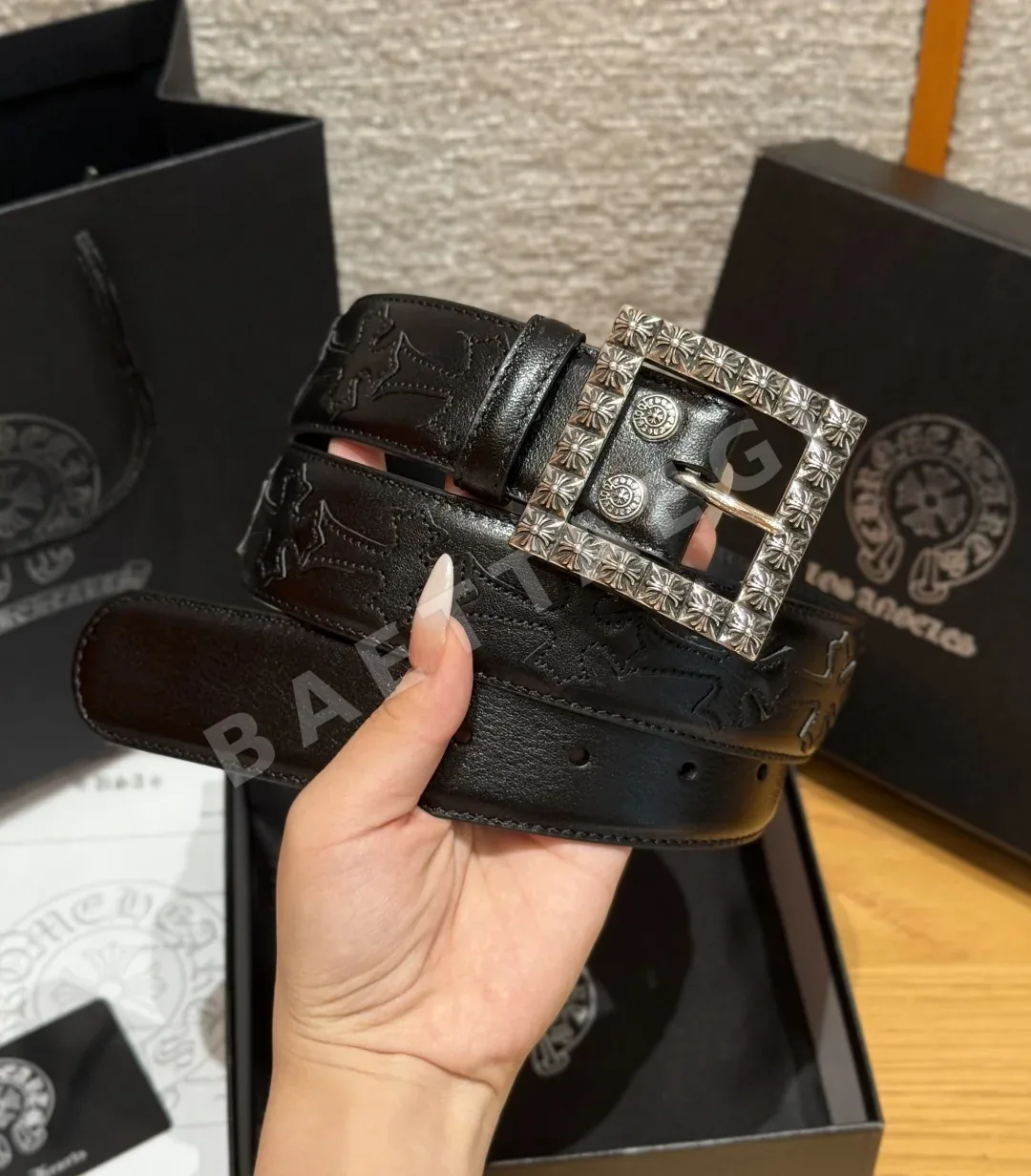 크롬하츠 플로럴 스퀘어 벨트 38mm 벨트 상세 이미지 2