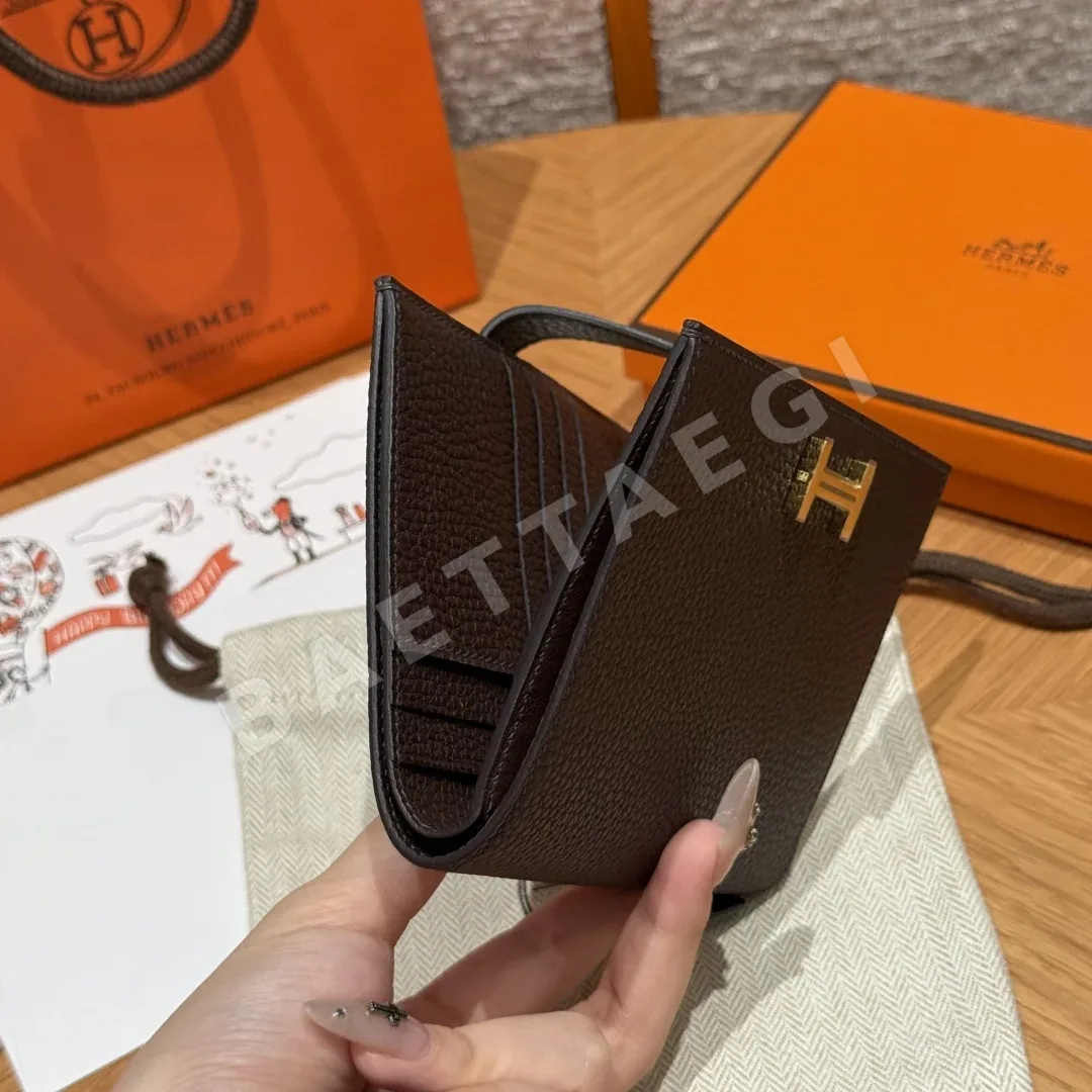 에르메스 베른 숏월렛 가죽 지갑 가방 상세 이미지 9