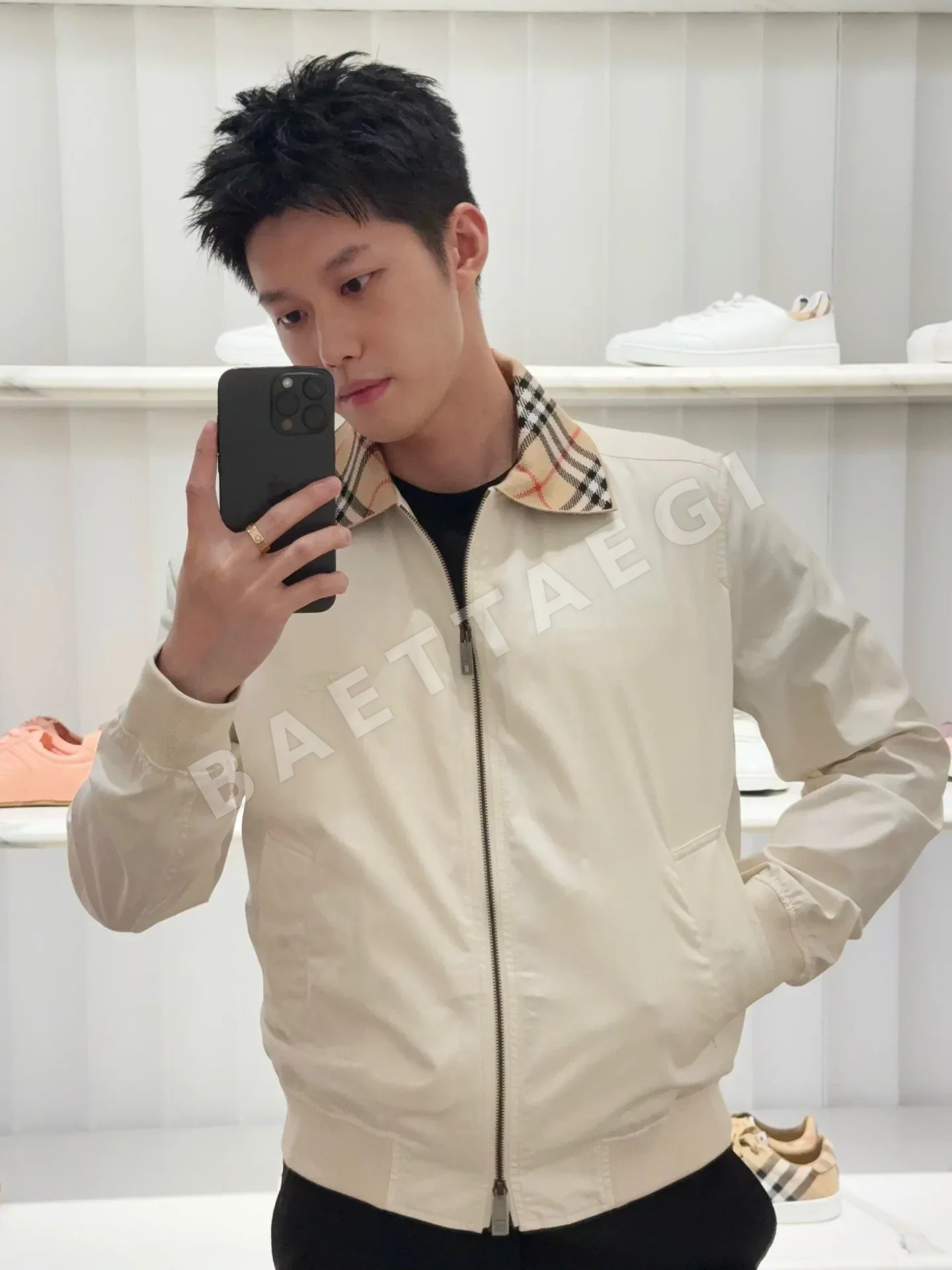 버버리 글렌필드 해링턴 코트 남성 자켓 상세 이미지 21