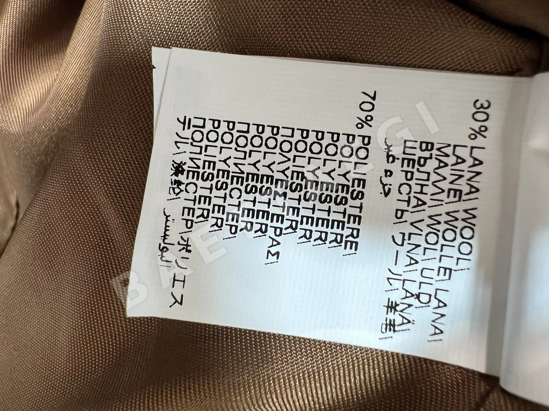 브루넬로쿠치넬리 빈티지 헤링본 울 더블 브레스티드 자켓 상세 이미지 9