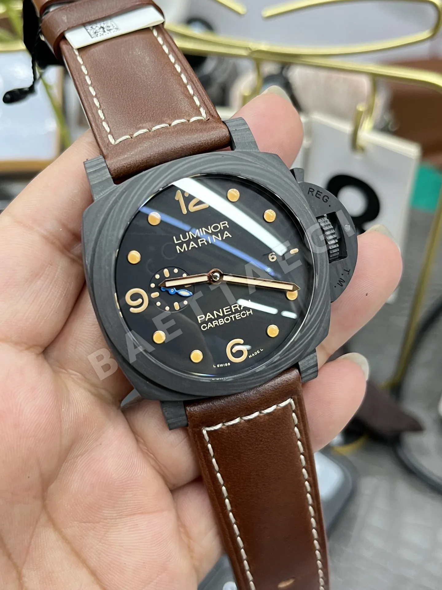 파네라이 루미노르 1950 자동 시계 PAM661 상세 이미지 4
