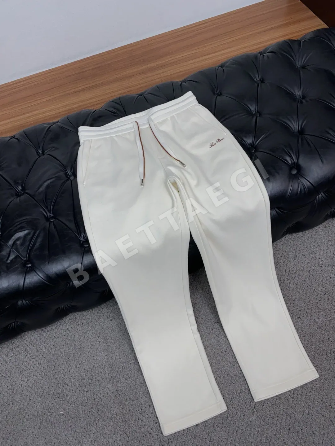 로로피아나 캐시미어 울 혼방 스트레이트 바지 상세 이미지 6