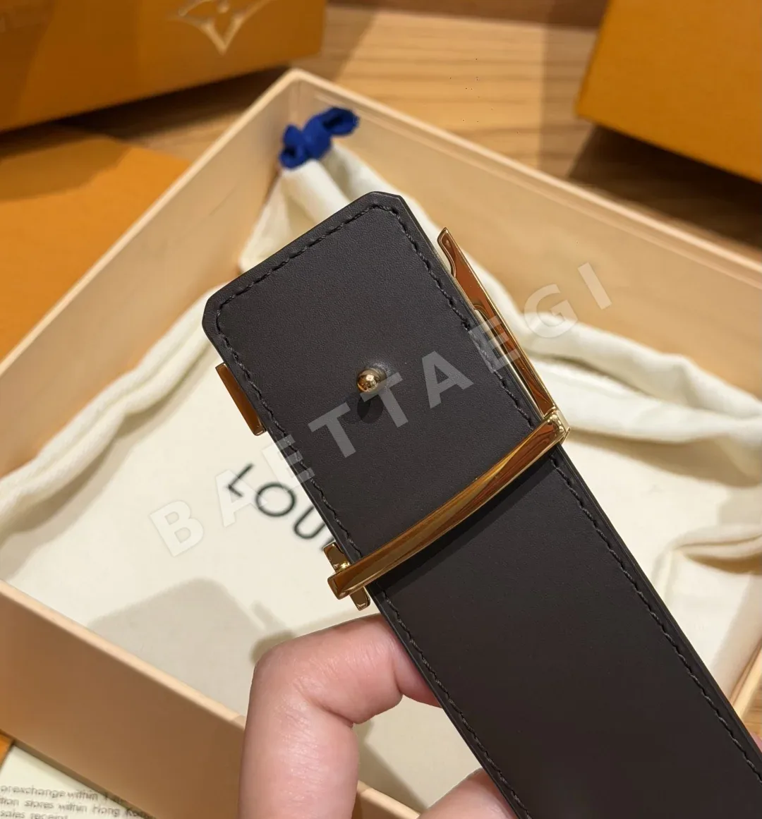 루이비통 모노그램 LV 메탈 버클 벨트 상세 이미지 6
