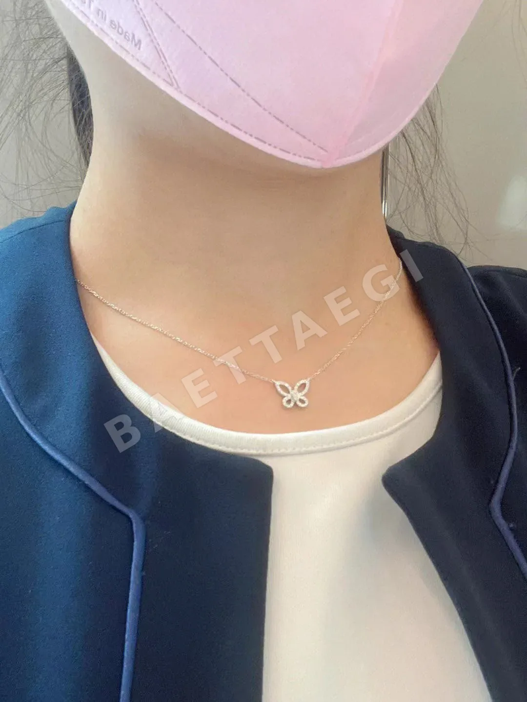 그라프 팬텀 버터플라이 미니 다이아몬드 목걸이 상세 이미지 11