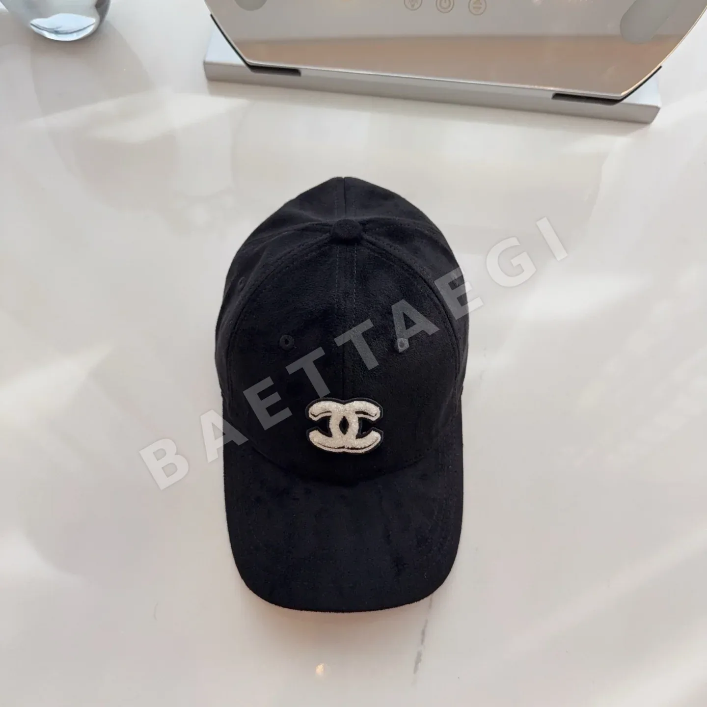 샤넬 벨벳 베이스볼 모자 82494