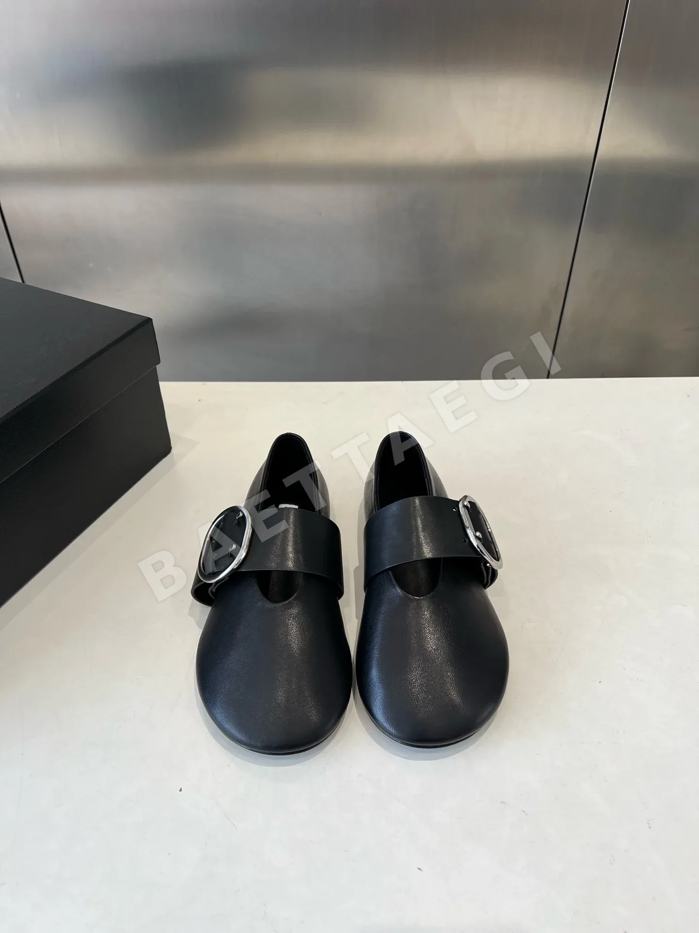질샌더 시프스킨 플랫 로퍼 75077