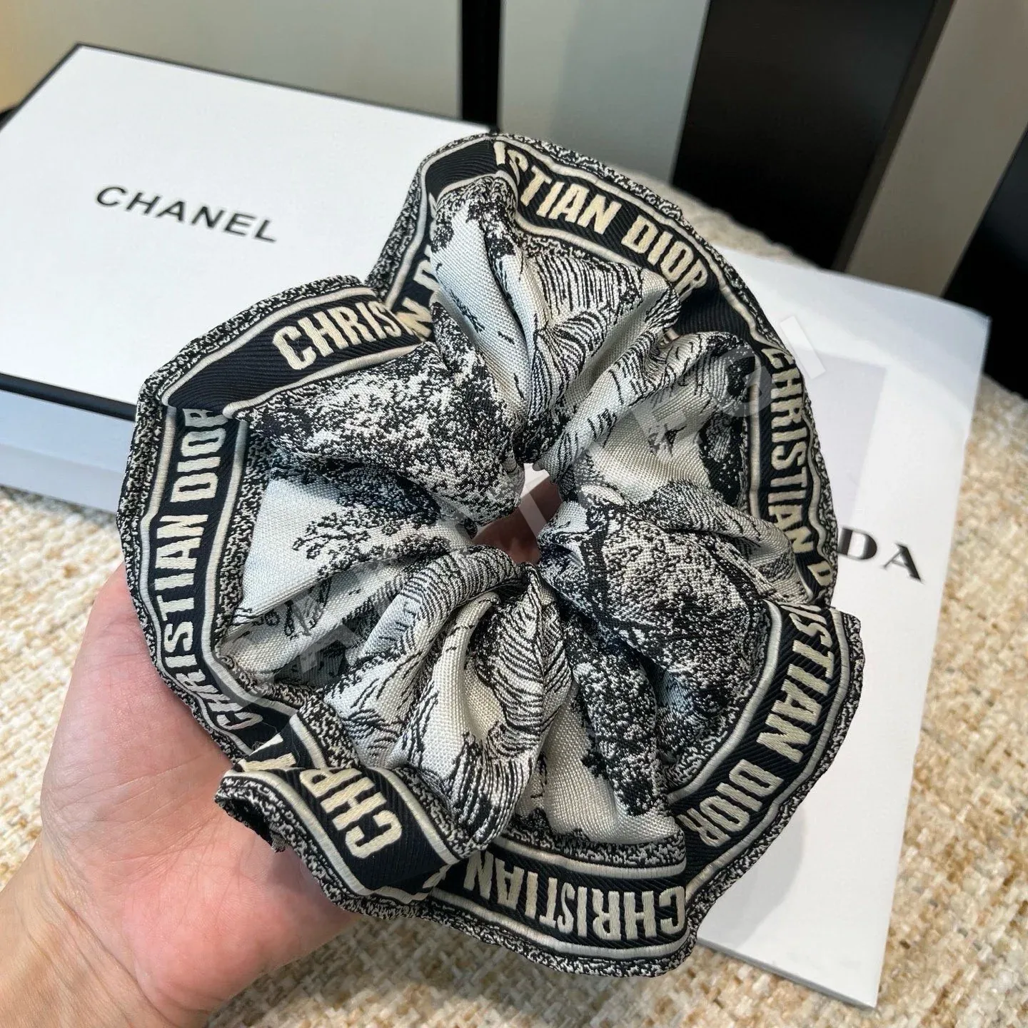 디올 CD 헤어 고무 상세 이미지 3