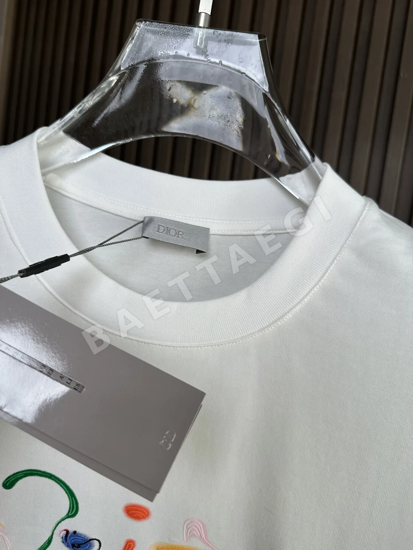 디올 크루넥 반팔 티셔츠 상세 이미지 8