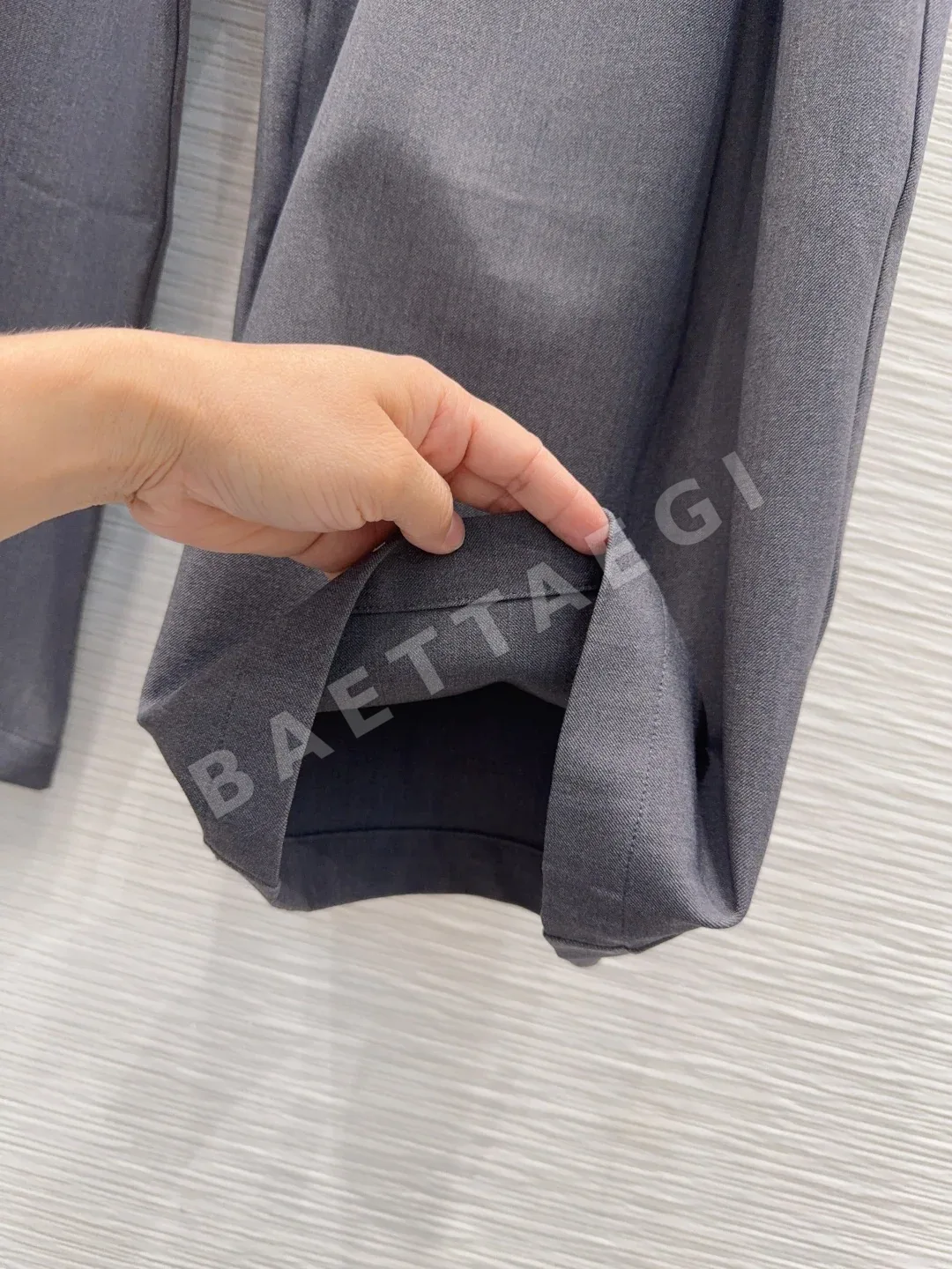 샤넬 와이드 레그 여성 바지 상세 이미지 5