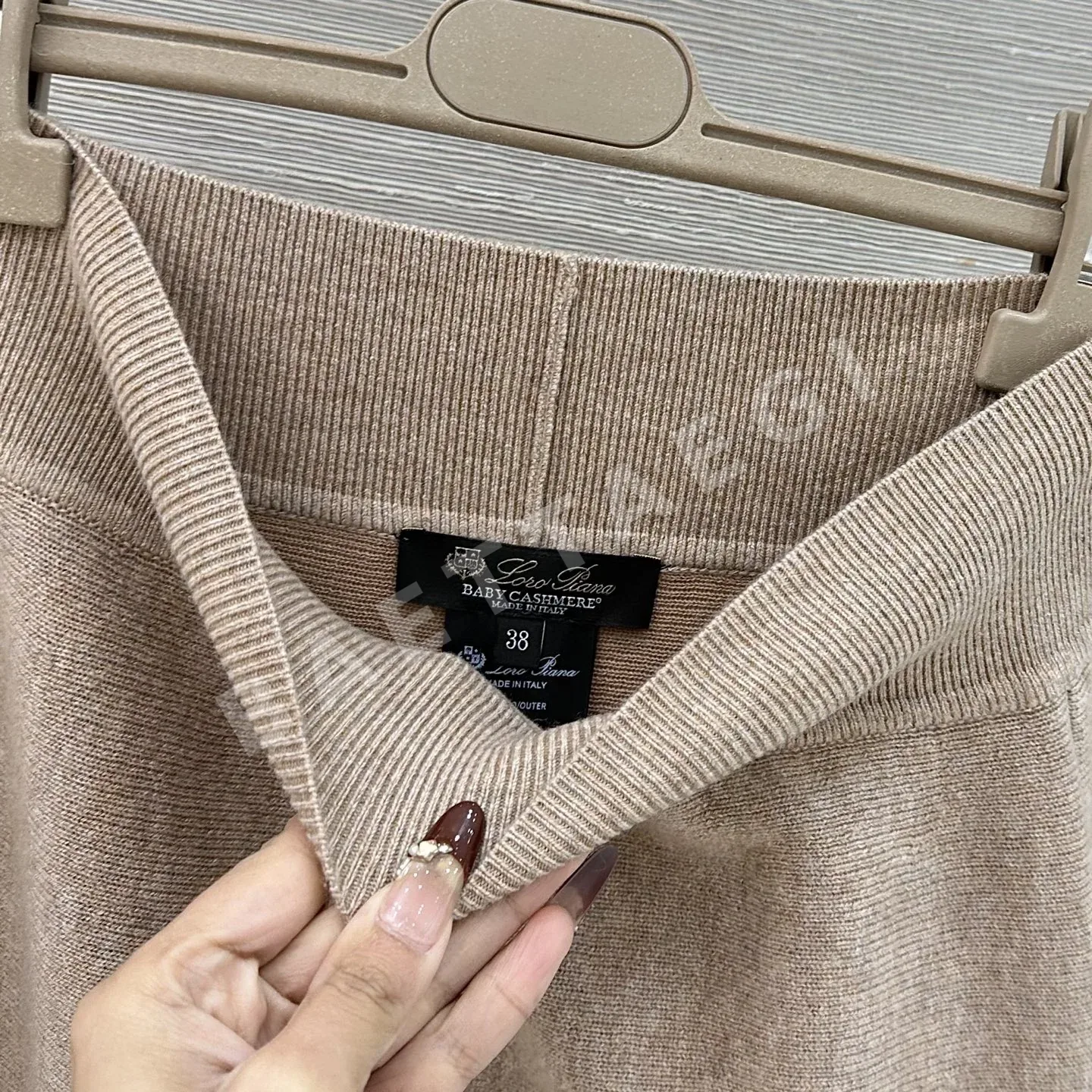 로로피아나 빈티지 스타일 여성 스커트 상세 이미지 4