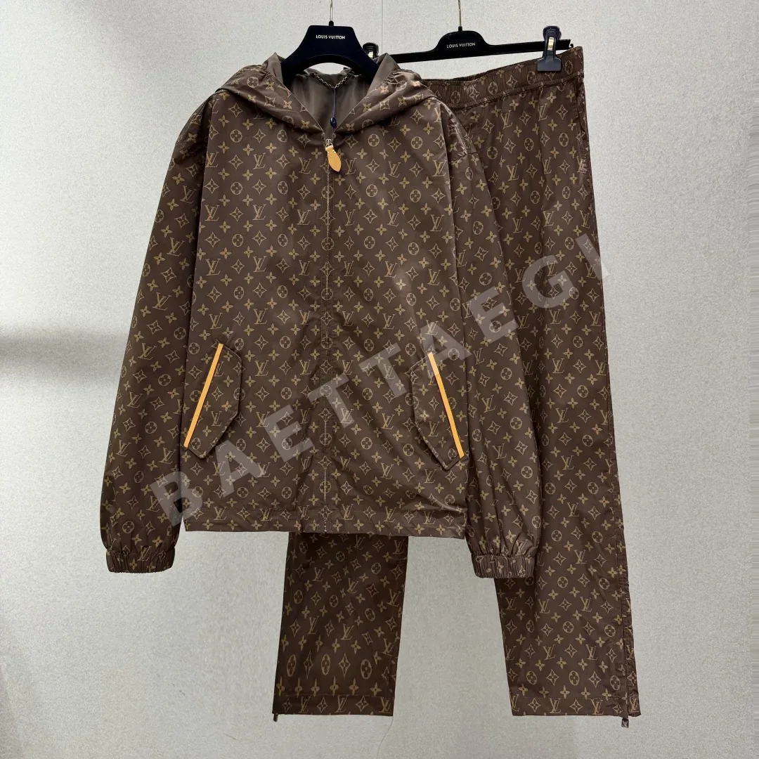 루이비통 멀베리 실크 방풍 남성 자켓 상세 이미지 4