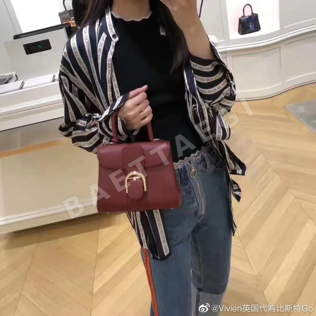 델보 브릴리언트 토고 레더 가방 상세 이미지 7